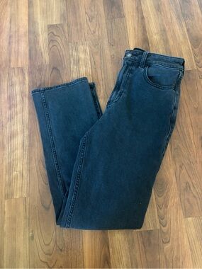 Hollister Women's Ultra High Ruse 90s Straight Black Jeans